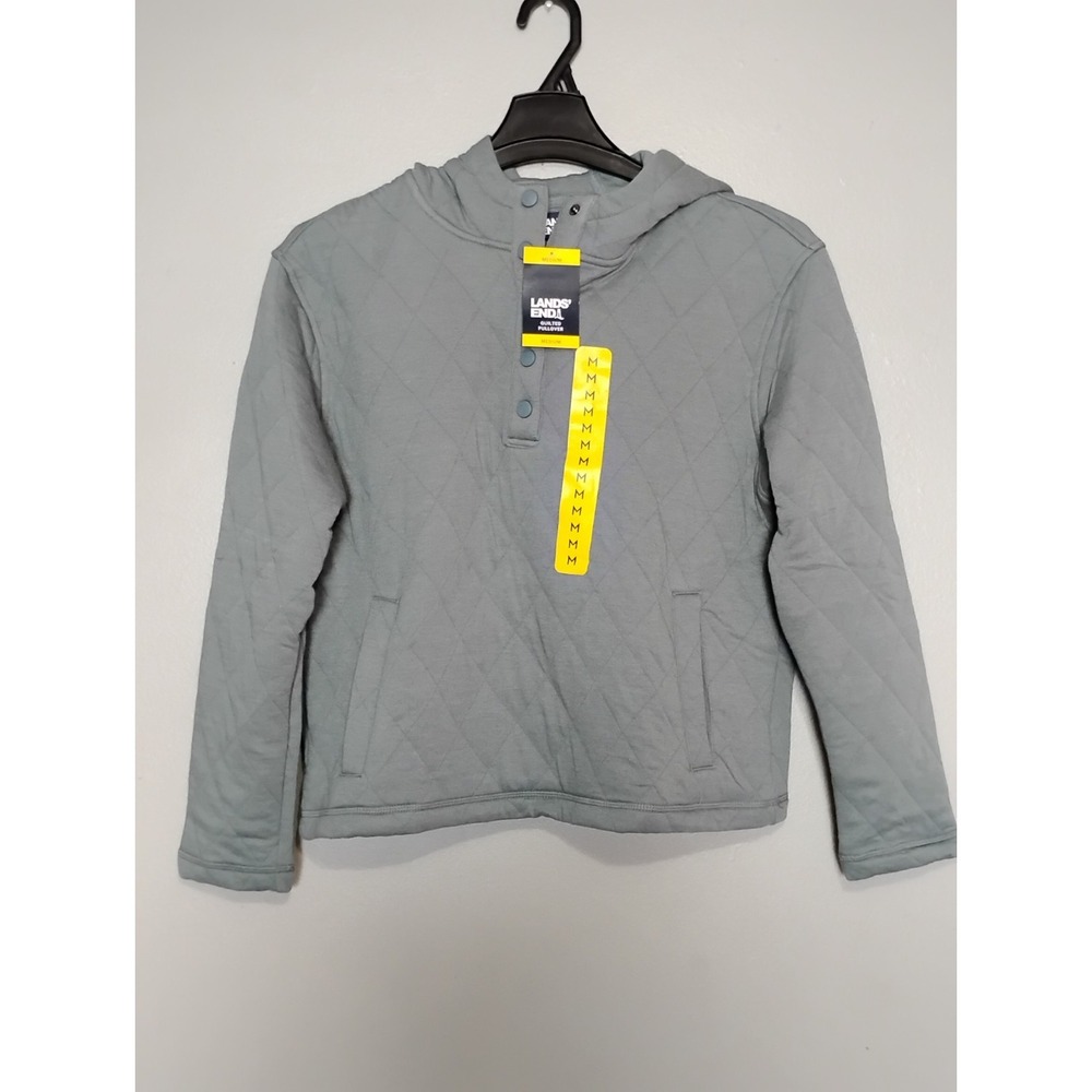 Lands' End‎ Quilted Pullover Size Medium
